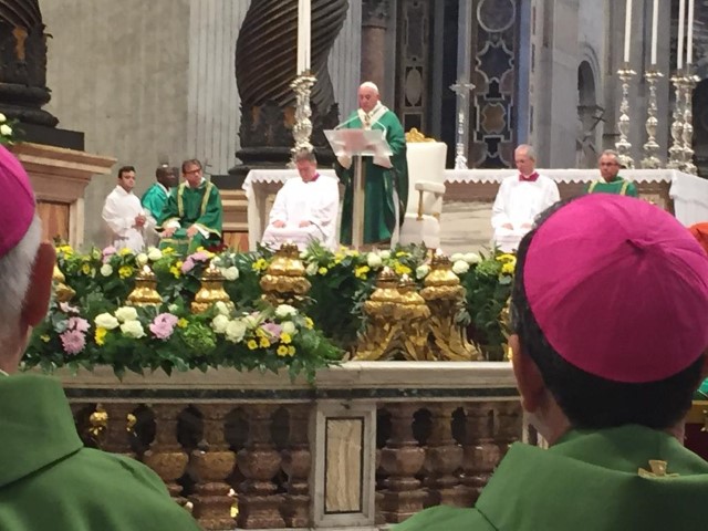 Homilía del Papa Francisco en la Misa de clausura del Sínodo de la ...