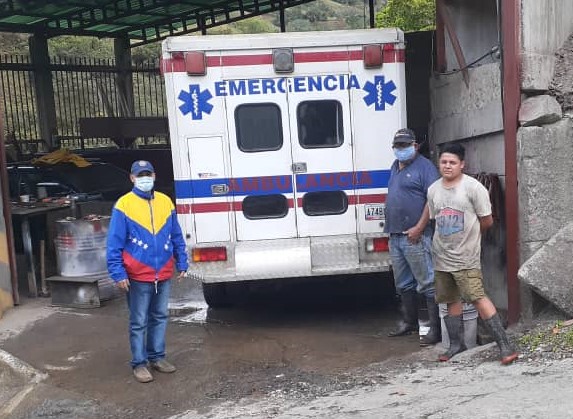 Ambulancia inoperativa de Canaguá