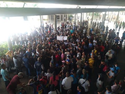 Protesta en la UCV