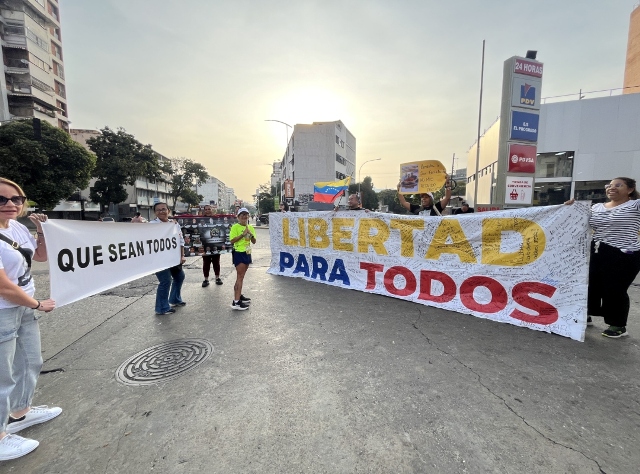 Protesta ACF presos políticos
